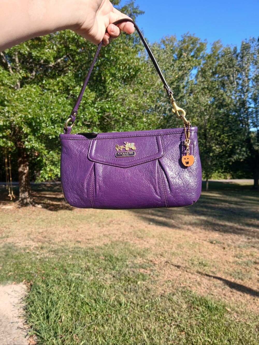 Coach Purple Madison Mini Bag